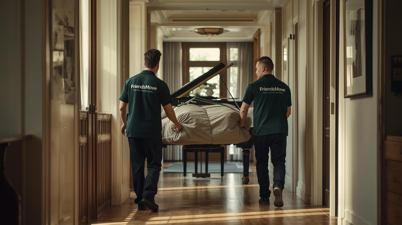 Sicherer Klaviertransport mit FriendsMove